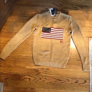 Ralph Lauren American flag sweater